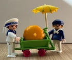 Playmobil #5402 - Pumpkin Wagon Set with Victorian Children - Vintage 1990