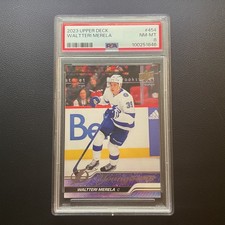 2023-24 UD - Series 2 - Young Guns Waltteri Merela 454 - PSA 8
