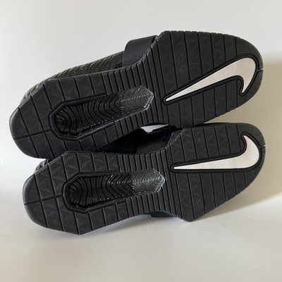 Nike Men's Size 7.5 Romaleos 4 Weightlifting Shoes Black/White