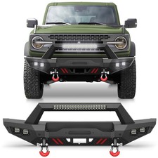 Steel Front Or Rear Bumper For 2021-2026 Ford Bronco Wled Lights Sensor Holes