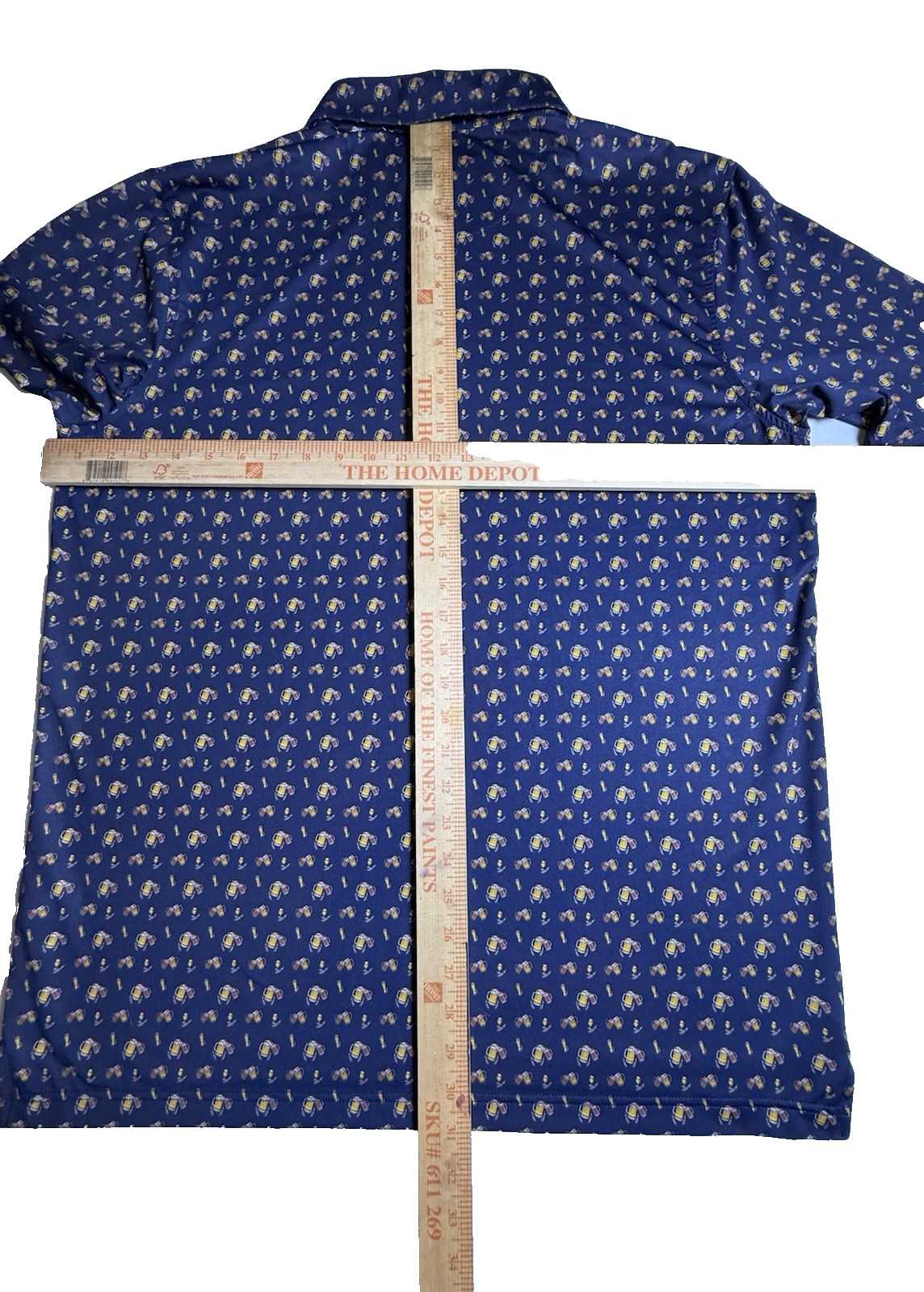 Straight Down Men's Performance Size Large, Beer … - image 5