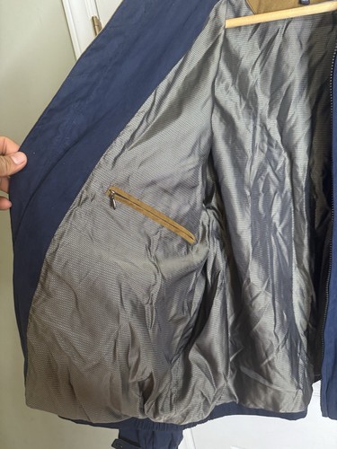 Newport Harbor Bomber Jacket Polyester size XXL Navy - Picture 3 of 8