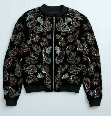 velvet bomber jacket zara