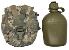 MOLLE II 1QT Canteen/Utility Pouch ACU  with Canteen
