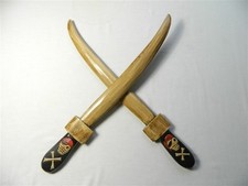 Pirate Sword - Wooden Pirate Cutlass - Fancy Dress Assorted Swords