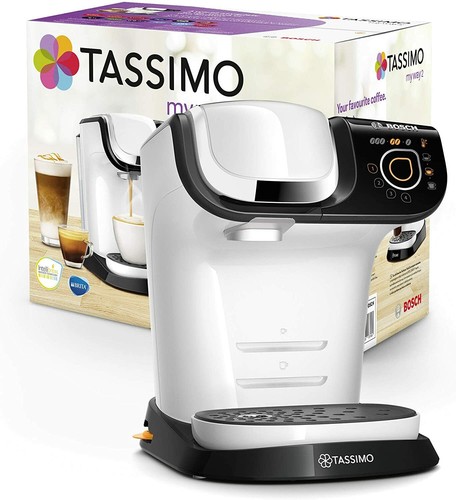 Bosch Tassimo My Way 2 Blanco Inteligente ajuste automático.simplemente un  botón | eBay