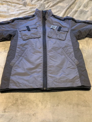 Nike athletic Gray puff jacket Boys Size Medium