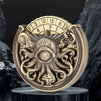Octopus RPG Dice Roulette Roulette Spinner Metal Dice Spinning Dice for RPGs