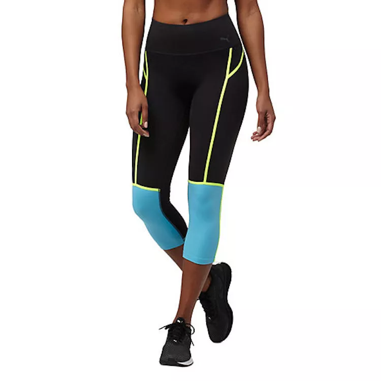 Puma Power Shape 3 4 Tights Puma Black Blue Atoll Size XS L or XL