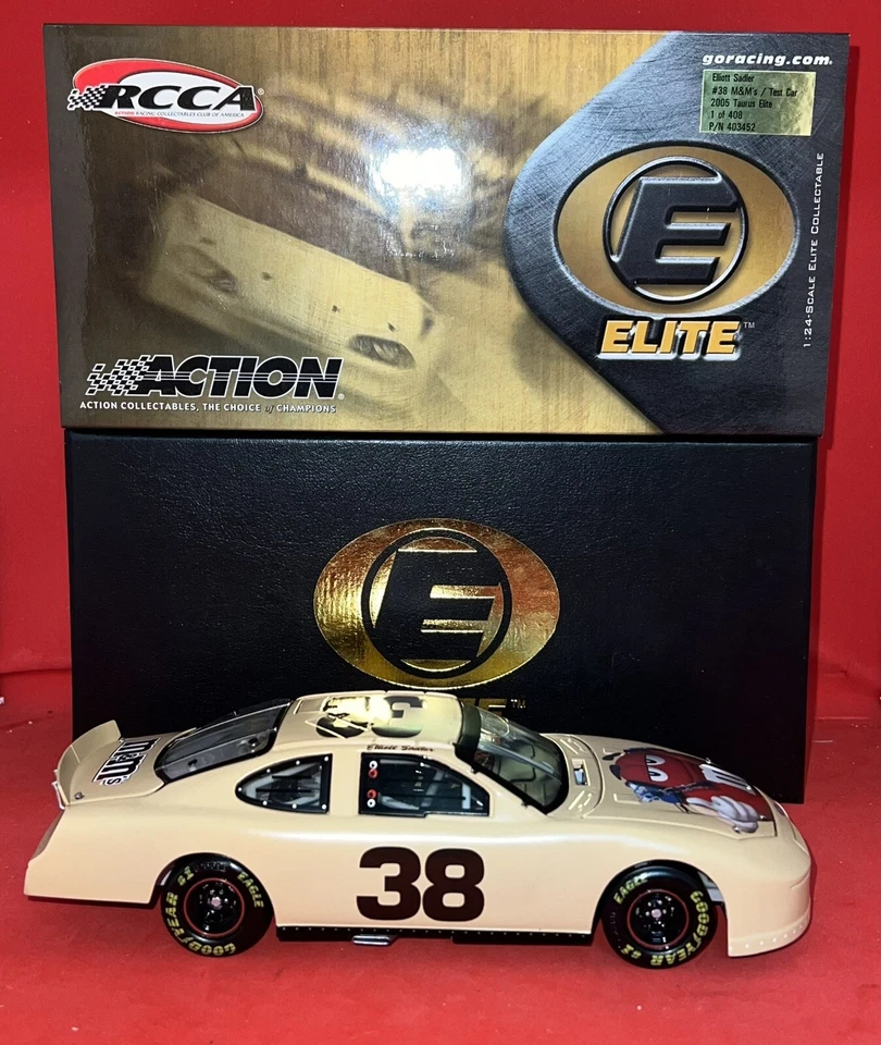 Action Elite 2005 Elliot Sadler #38 1/24 M&M prueba Ford Taurus 1 de 408 nuevo # 257 Foto 3 de 4