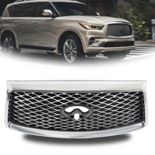 623106GW0A For INFINITI QX80 2018-2021 Front Upper Grille W/Camera Option Grill