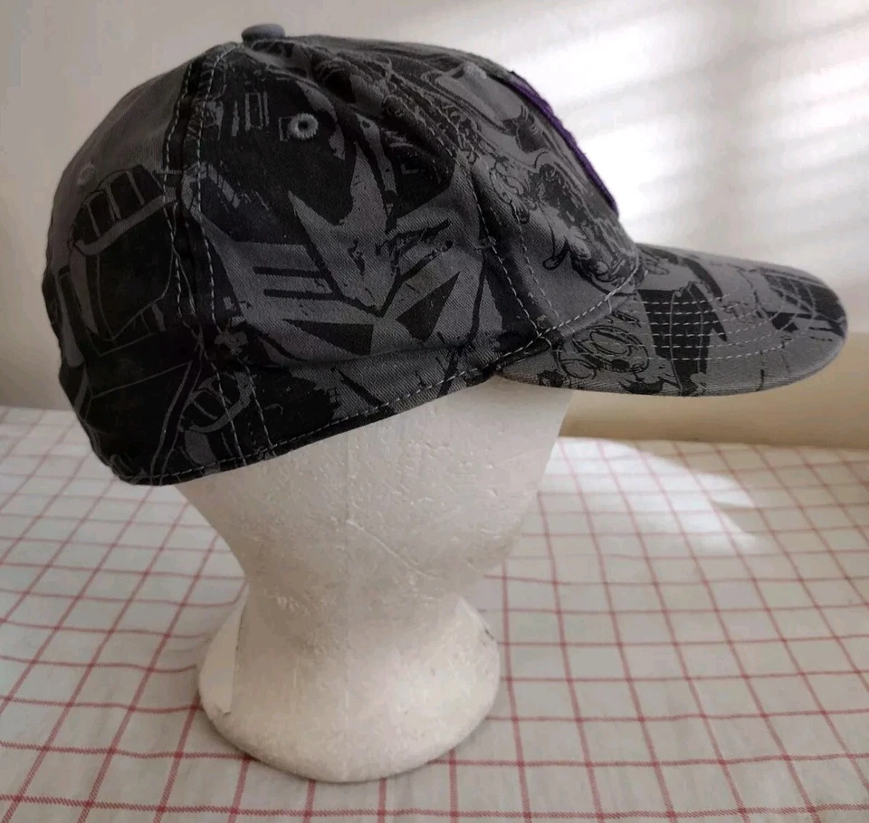 Gorra Transformers Decepticons Hasbro Gris Púrpura Para Hombre Talla Única Bordada Foto 3 de 4