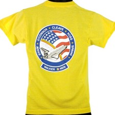 Vintage Space Shuttle Mission T Shirt Mens Size Small 80s STS-61-B NASA USA