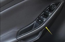 2x Interior Cover Scuff Plate Carbon Fiber Front Door For Ford Focus Rt St 12-18 2x Interior Cover Scuff Plate Carbon Fiber Front Door For Ford Focus Rt St 12-18