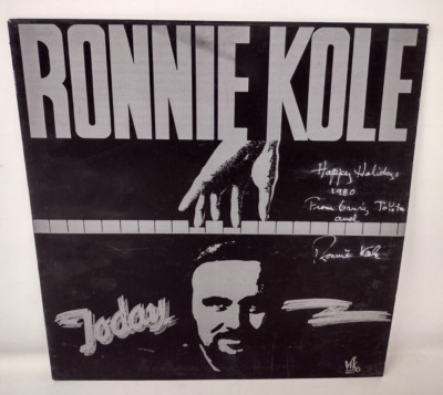 Ronnie Kole Today Vinyl LP Record Viko Records 20014 Signed
