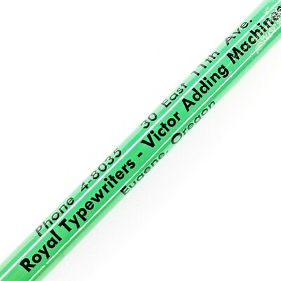 c1950s Eugene OR Office Machinery Advertising Pencil Royal Typewriter Victor G31