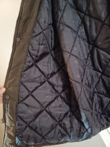 Chaqueta Weather Tamer Hombre Grande Marrón Botón Cremallera Excelente Estado - Imagen 16 de 20