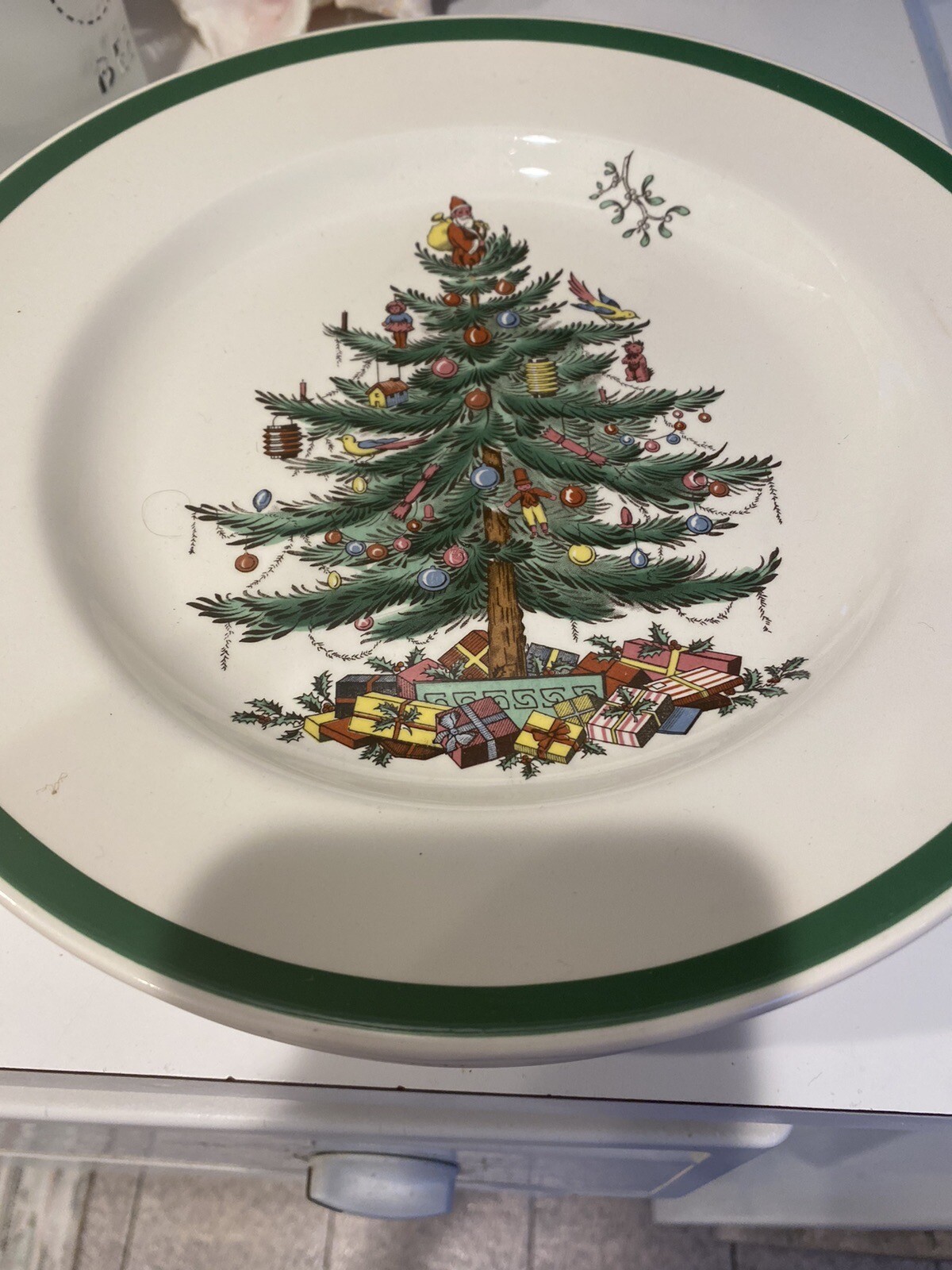 spode christmas tree dinner plates set eBay