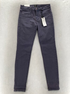 Just Black Skinny Jeans Women's 26 Eggplant Purple Stretch Denim Stitch Fix  NWT