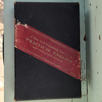Vintage A New Self-Teaching Course in Practical English and Effective Speech Set