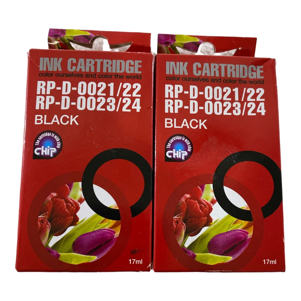 NP-D-0021/22 NP-D-0023/24 BK Cartuchos 2BK, 2CLR DELL Sellado Lote de 4 Foto 2 de 4