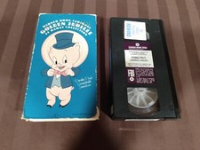 PORKY PIG'S SCREWBALL COMEDIES (VHS) WARNER BROS. LOONEY TUNES FREE SHIPPING
