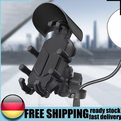 Bicycle Phone Mount Sunproof Hat Anti-Vibration Phone Bracket with Covering Cap