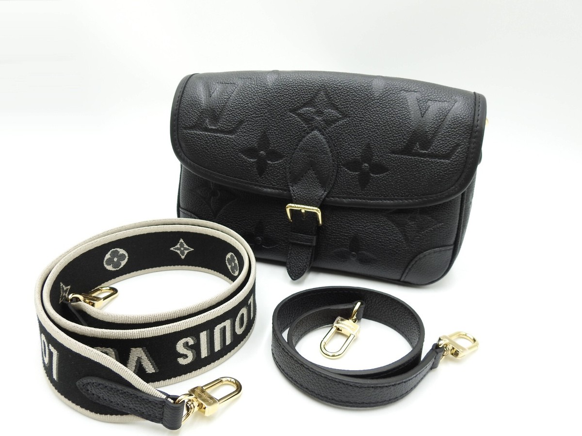 Auth LOUIS VUITTON Monogram Empreinte Diane Shoulder Hand Bag