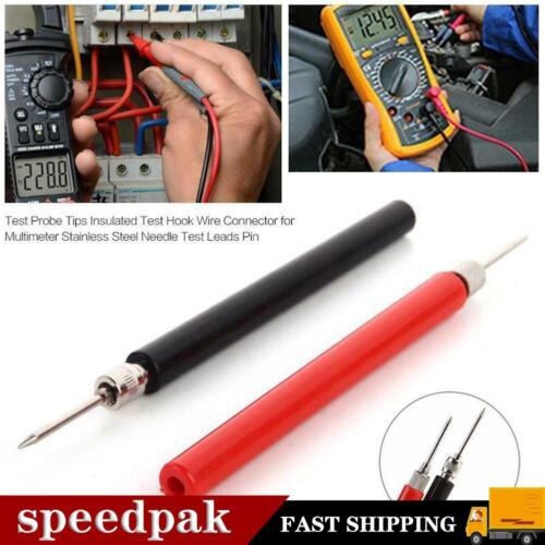 1 PAIR Universal Probe Test Leads Pin For Digital Multimeter. new. J6T82024 - Picture 1 of 8