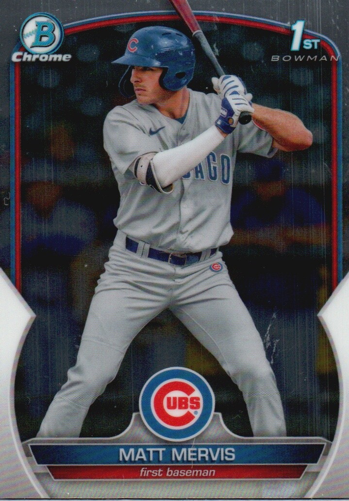 2023 Bowman #BCP-74 Matt Mervis Chrome Prospects
