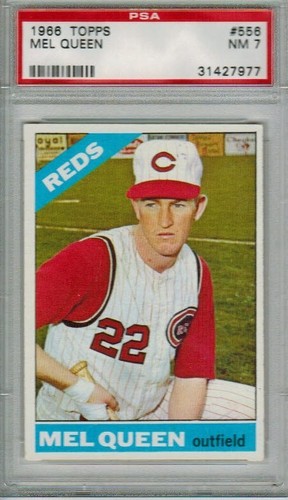 1966 Topps #556 Mel Queen PSA 7