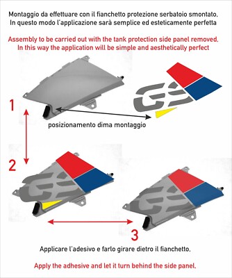 Kit Pegatinas Para BMW R 1200 GS (2008-2012) Estilo 30th Anniversary - Impresión Digital PVC, Hecho En Italia