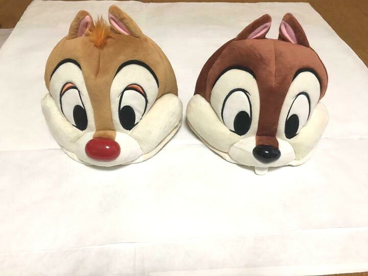 Tokyo Disney Resort Chip and Dale Pair set 2 Fan Cap Hat