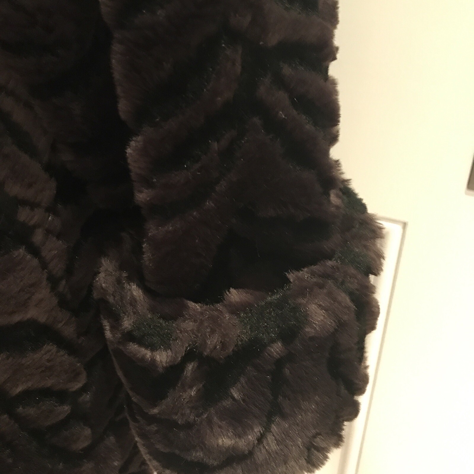 Ladies Brown Faux Fur Coat Size 18 by CKN Scandinavia eBay