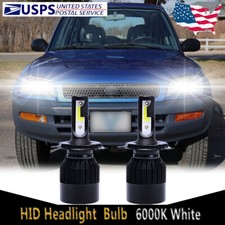 For Toyota RAV4 1996-1997 - 2X 9003 Front LED Headlight Bulbs High Low Beam C9B