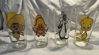 Vntg 1973 Warner Bros Pepsi Collector Glasses Yosemite Speedy Sylvester Tweety — photo 1