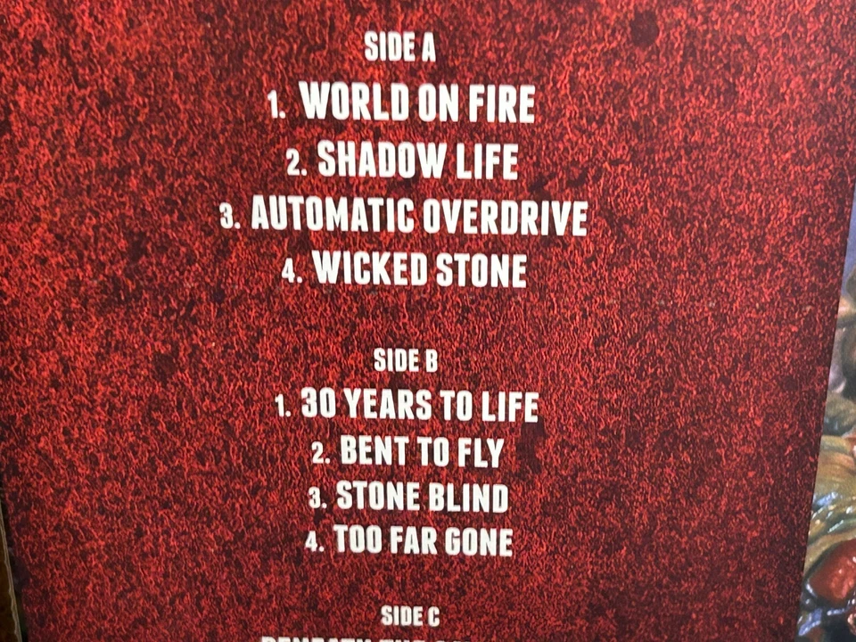 SLASH MYLES KENNEDY - World on Fire, Limited Import 2LP BLACK VINYL Gatefold NEW - Image 3 of 4