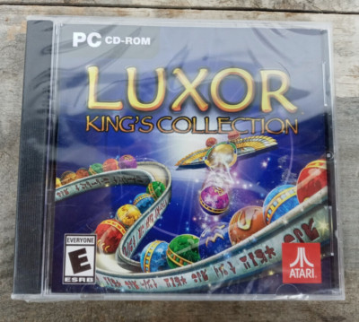 Luxor King's Collection Atari PC Computer CD-ROM 4 Games in 1 Atari New Sealed