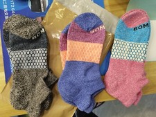 Bombas 3 pairs Women's Running Ankle socks - Size Medium 8-10.5 3 Color Mix