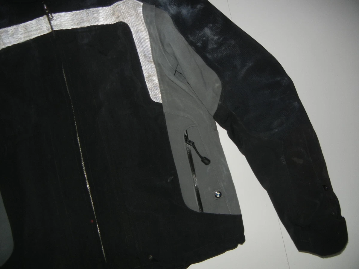 BMW MOTORRAD Black Armored STREETGUARD-2 MOTORCYCLE JACKET Biker Coat Men's 54