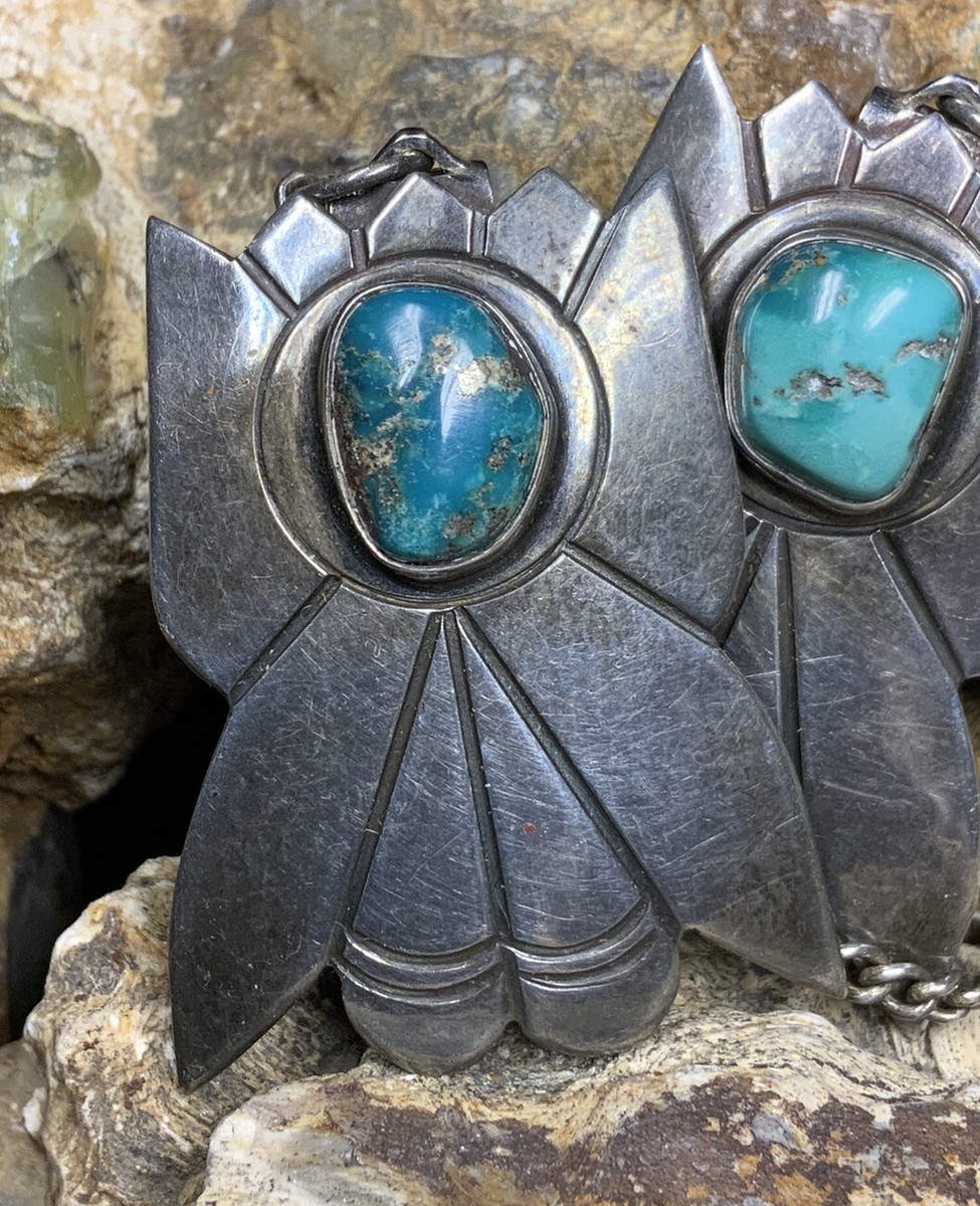 Vintage, Kewa “Vidal Aragon” Sterling Silver & Turquoise Vintage, Kewa “Vidal Aragon” Sterling Silver & Turquoise