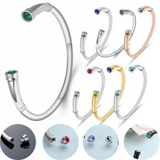 Openable Urn Bracelet Cremation Bracelet for Ashes Memorial Cuff Bangle Bracelet