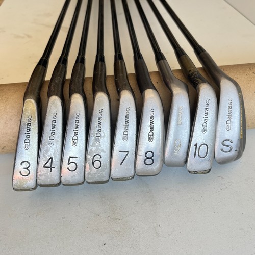 Daiwa Golf Whisker Graphite EXCELER Iron Set 4-10 & SW Graphite Ladies New Grips - Picture 6 of 9