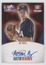 2014 USA Baseball Box Set 18U National Team Signatures Austin Bergner Auto ni4