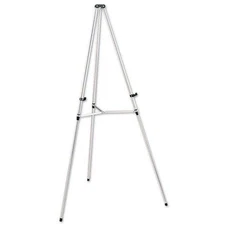 Quartet 50E Portable Telescoping Display Easel, Silver