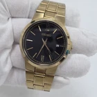 SEIKO 7N42-0FN0 Men's Watch Stainless Steel Date Black Dial Japan Quartz Runs