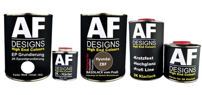 FÜR Hyundai ZBF Bronze Metallic 3.7L Autolack SET 2K Epoxid Grundierung Klarlack