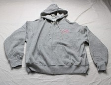 Victoria's Secret Women's Campus Fleece Full-Zip Hoodie EH6 Grey Small NWT