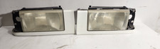 1989-1995 Volvo 740 940 Wagon HEADLIGHTS PAIR LEFT RIGHT SET COMPLETE BRACKETS