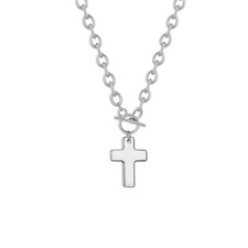 Chain Necklace for Women 18K White Gold Plated Chunky Cuban Chain Link Neckla...